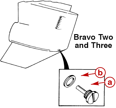 Bravo Two And Three Oil Fill/Drain Screw